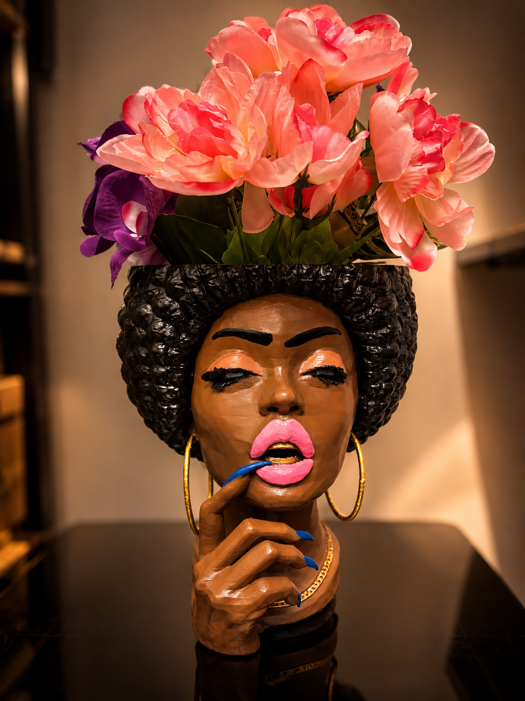 Blossom Afro Blom Planter vase