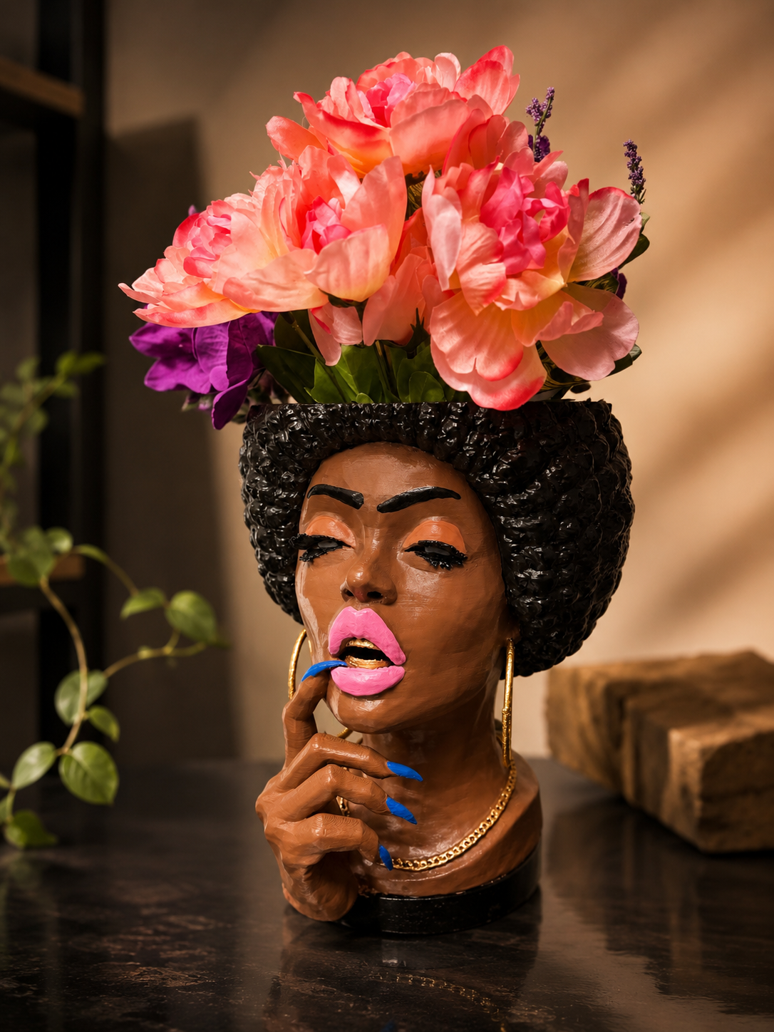Blossom Afro Blom Planter vase