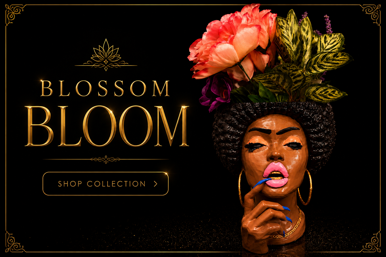 Blossom Afro Blom Planter vase