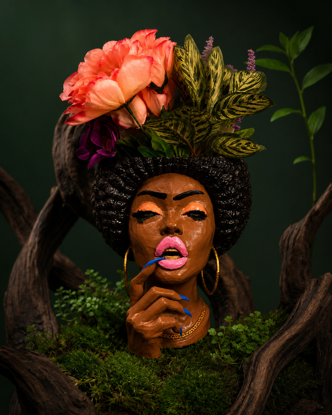 Blossom Afro Blom Planter vase