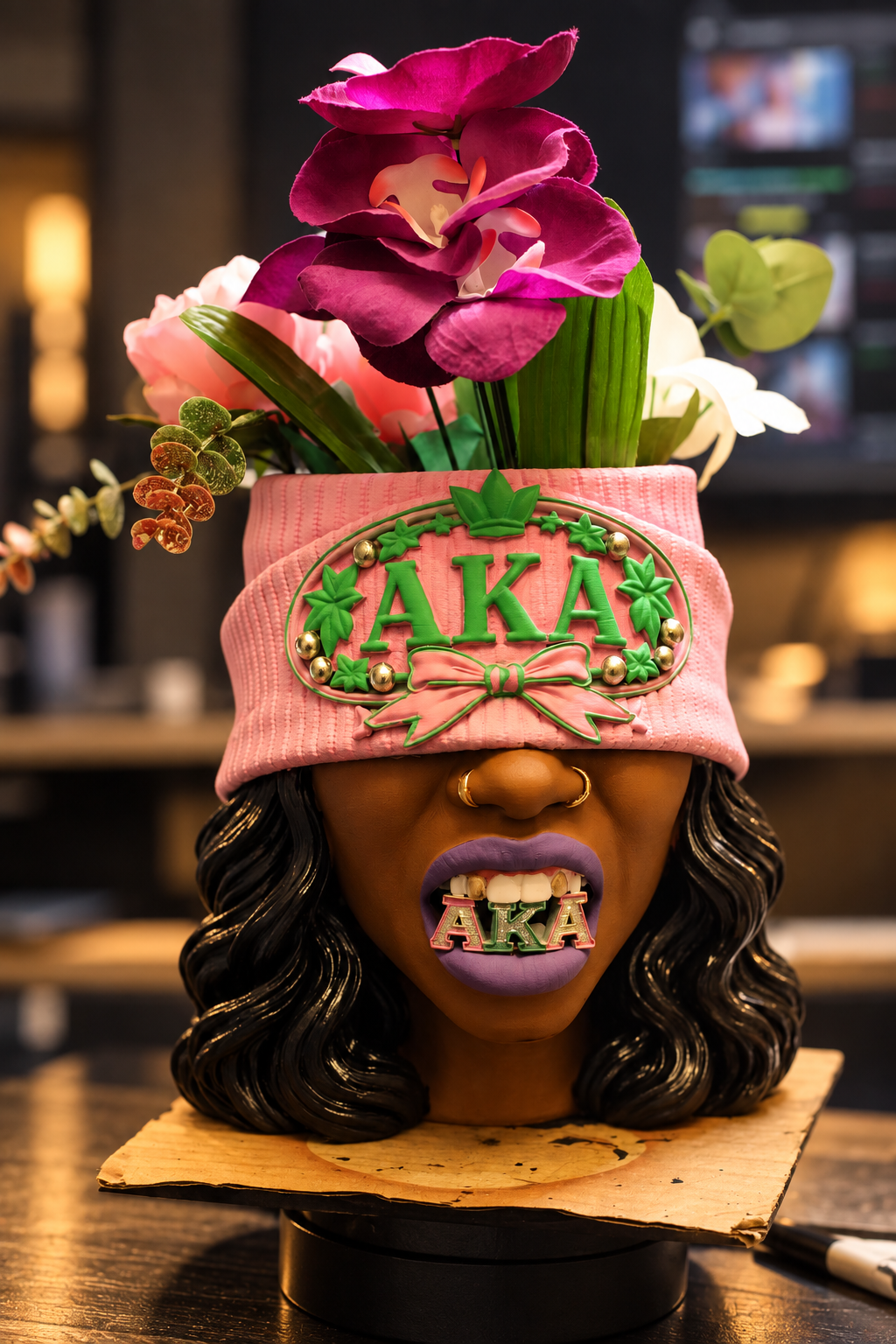 AKA flower head Vase